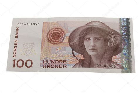 Vor allem wollen sie damit die. hundert Norwegische Kronen Papier bank — Stockfoto © s ...