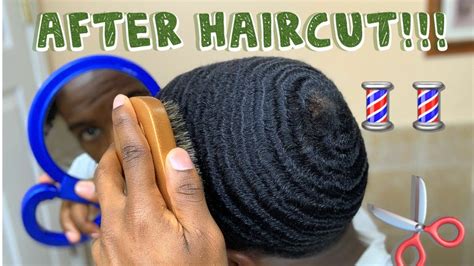 The hair is cute quite short and dark purple color has been added too. What To Do After A Haircut || 360 Waves - YouTube