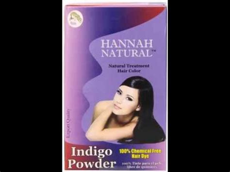 Hannah Natural 100% Pure Indigo Powder for Hair Dye, 100 ...