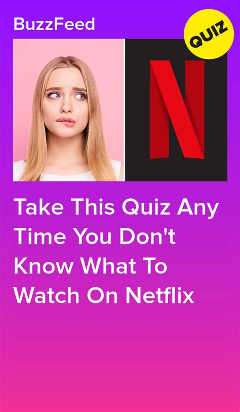 Well, look no further than netflix, which has a slew of comedic options that will (hopefully) have you laughing 'til your abs are sore (we're personally having flashbacks to the first time we watched the addams family…). Take This Quiz Any Time You Don't Know What To Watch On ...