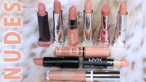 If you've found your perfect nude lipstick, hold on tight and consider yourself one of the lucky few. Top Favorite Nude Lipsticks Under $10 - YouTube