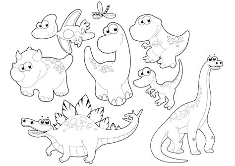 The official home of dino dana. Free Printable Dinosaur Coloring Pages for Kids - Art Hearty