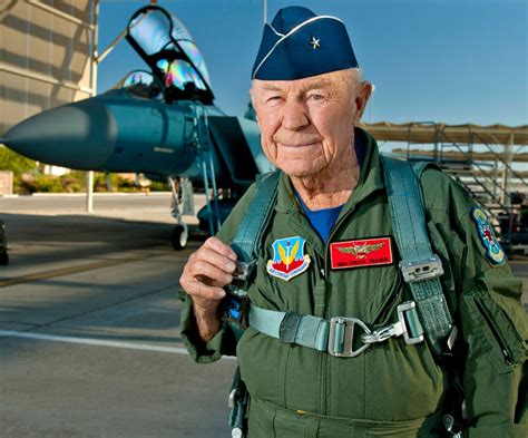 America's greatest pilot Chuck Yeager who became first person to fly 