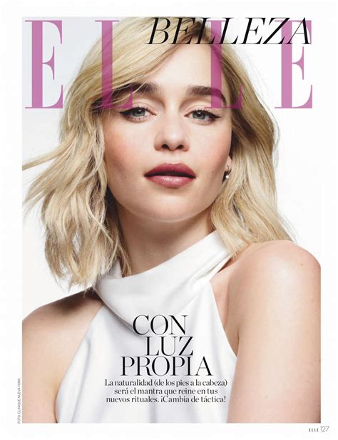 We did not find results for: EMILIA CLARKE in Elle Magazine, Spain February 2020 ...