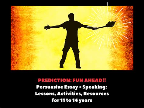 Writing a persuasive essay is like being a lawyer arguing a case before a jury. FUN Persuasive Essay + Speaking: Lesson Plans, Activities ...