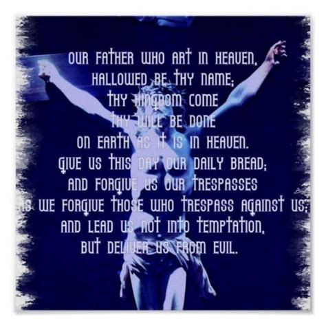 Maybe you would like to learn more about one of these? Lords Prayer Poster | Zazzle.com