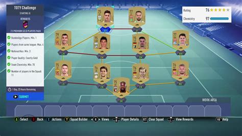 The fifa 21 bundesliga team of the season squad has been revealed today. FIFA 19 TOTY CHALLENGE SBC || Bundesliga || cheapest ...