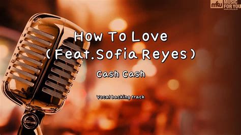 G+g trying not to feel the same. How To Love (Feat.Sofia Reyes) - Cash Cash (Instrumental & Lyrics) - YouTube