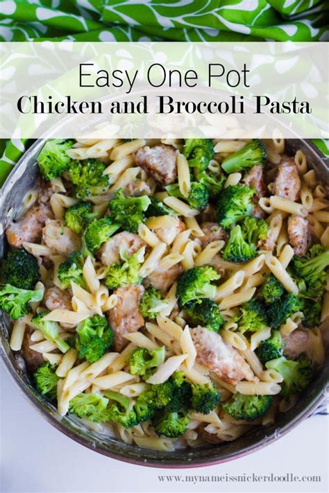 Parboil hearty vegetables like broccoli and carrots. Easy One Pot Chicken And Broccoli Pasta
