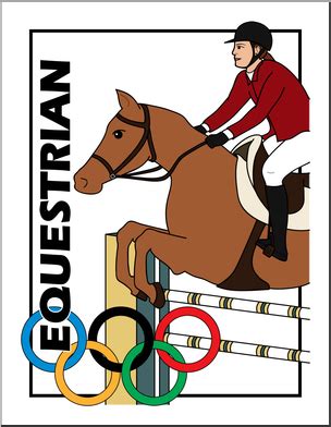 Polish your personal project or design with these olympic day run. Clip Art: Summer Olympics Event Illustrations: Equestrian ...