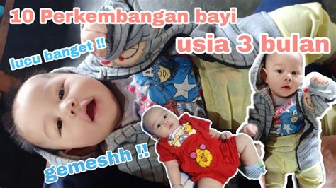 Vaksin dilakukan setelah bayi lahir dengan rentang waktu yang tidak sama. Update Perkembangan bayi usia 3 Bulan - YouTube