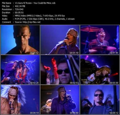 You could be mine lyrics. Guns N' Roses - You Could Be Mine - Download Music Video ...