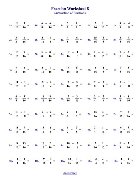 The answer to a subtraction problem. 4th Grade Math Worksheets with Answer Key | Φύλλα εργασίας