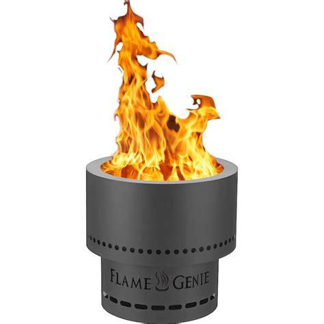 Flame genie wood pellet fire pit. Flame Genie Wood Pellet Fire Pit Black FG-16 - Best Buy