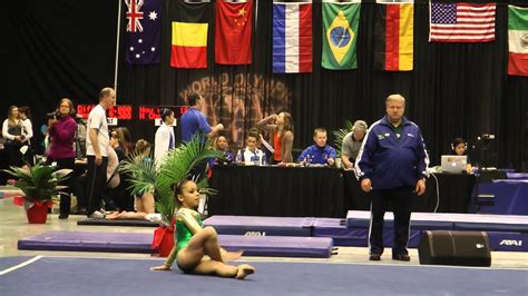 Flávia lopes saraiva is a brazilian artistic gymnast. Flavia Saraiva - Floor - 2014 WOGA Classic - YouTube