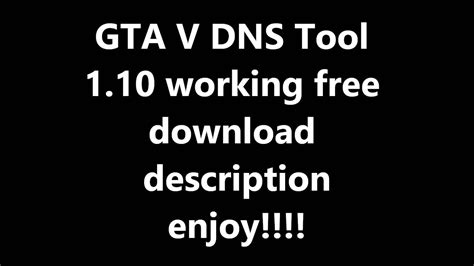 Aug 01, 2021 · primary dns: Grand Theft Auto V 1.10 DNS Code tool maker [no jailbreak ...