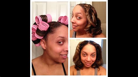 Join the discussion…i have fine natural hair. Cheat Roller Set ( Pony Tail Method ) on Natural Curly ...