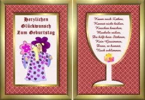 Geburtstagskarten Arbeitskollegin Ausdrucken