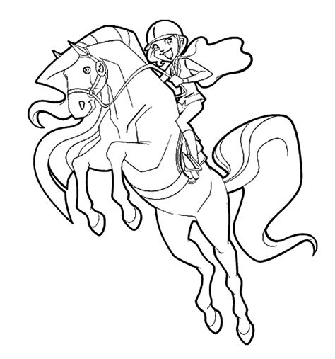 This coloring sheet features a pretty princess taking a stroll in her room's balcony. princess riding horse coloring page | Horse coloring pages ...