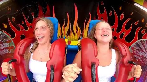 Some say it takes nerves of steel to participate on a slingshot ride. People Passing Out Compilation | Funny Slingshot Ride ...