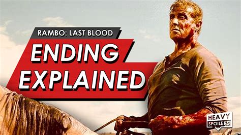 A gesture of hope, if you will. Rambo: Last Blood Ending Explained & Post Credits Scene