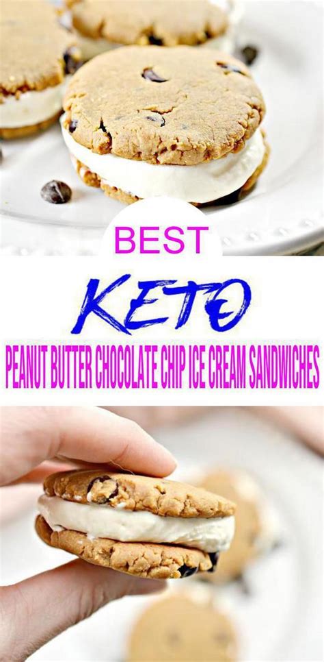 Cuisinart ice cream maker recipes low fat. Keto Peanut Butter Cookies - BEST Chocolate Chip Peanut ...