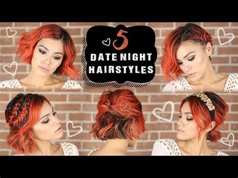 Try these easy hairstyles for long hair. 5 EASY Date Night Hairstyles for Short Hair | Valentine's ...