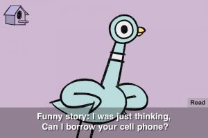 Don't let the pigeon run this app! lets you create your own pigeon stories with your pal, mo willems. Don't Let the Pigeon Run This App! Review - The Review Wire