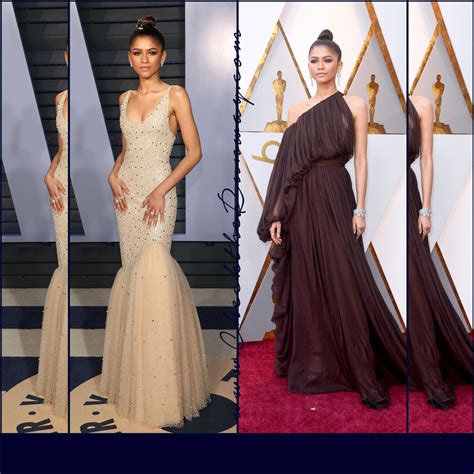 Pero zendaya no ha sido la única que parece haberse inspirado en el zee dress, como se llama su vestido. Zendaya Steals the Oscars with WOW Style | Red carpet ...