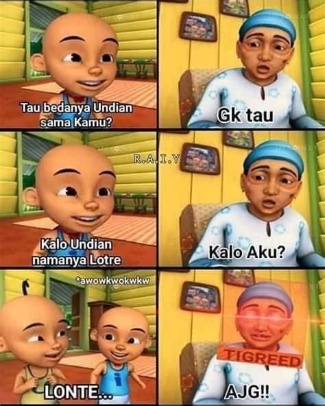 Meme upin ipin dan spongebob. Pin di Seni manga