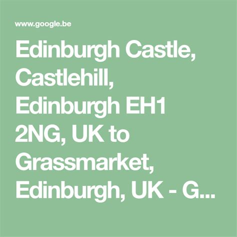 Icons on the edinburgh interactive map. Edinburgh Castle, Castlehill, Edinburgh EH1 2NG, UK to ...