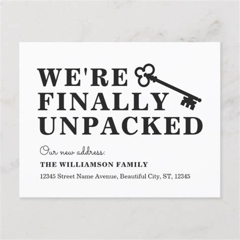 But more importantly, let them know your new address. Create your own Announcement Postcard | Zazzle.com ...