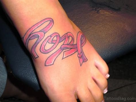 Cancers are emotional but they know how to control them. 42 Attractive Cancer Ribbon Tattoos On Foot