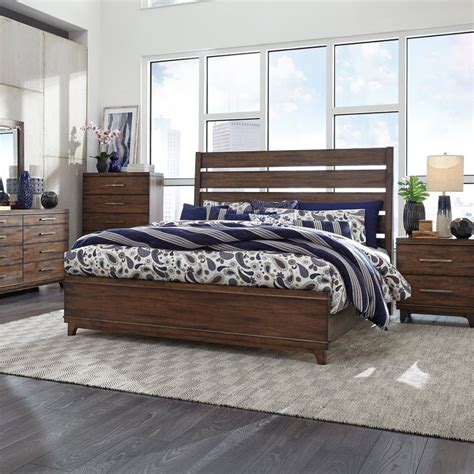 View our full instagram gallery to shop these styles and more. Contemporary Brown 4 Piece Queen Bedroom Set - Ventura ...