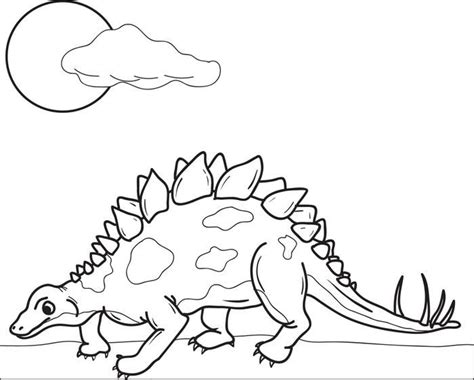 If you can't find any that your children want to color in here, well, you're going to spend an awful lot of time looking elsewhere, because this is a pretty varied crop of 100 free printable dinosaur pictures to color in. Stegosaurus Dinosaur Coloring Page | Dinosaur coloring ...