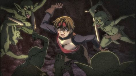 The goblin cave thing has no scene or indication that female goblins exist in that universe as all the male goblins are living together and capturing male adventurers to constantly mate with. Halls of the Nephilim: Goblin Slayer - Season 1 Review