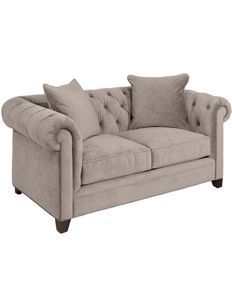 The piece also includes an ottoman that doubles up as a table. Martha Stewart Collection Saybridge Loveseat - Couches ...