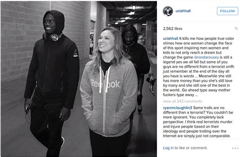 Uriah hall stops anderson silva in the 4th round of the fight. Uriah Hall compares Rousey critics to terrorists | Sherdog ...