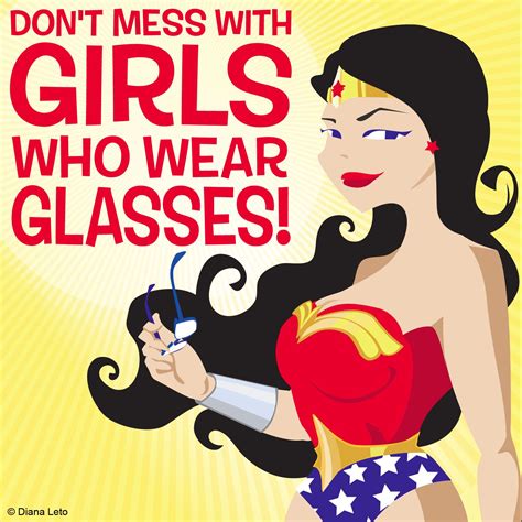 It was just a little joke. Don't mess with girls who wear glasses! | How to wear ...