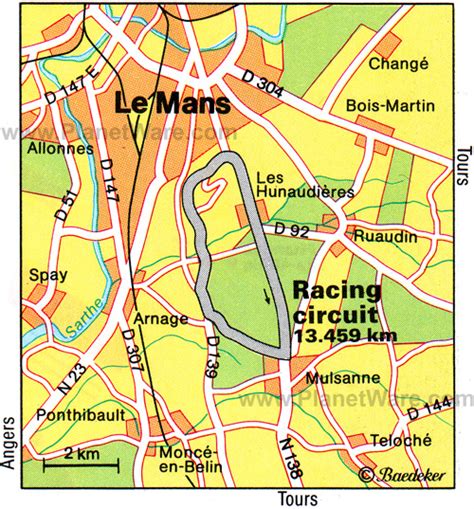 Le mans ist eine stadt im nordwesten von frankreich. Le Mans Karte