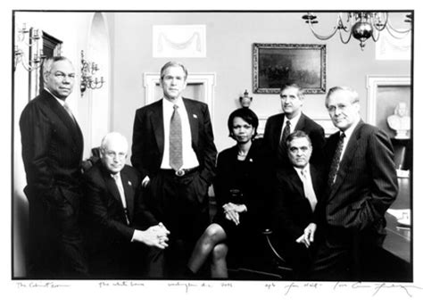 Maybe you would like to learn more about one of these? George W. Bush and Cabinet by Annie Leibovitz on artnet