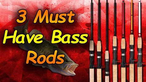 Best fishing rods for bass fishing. Top 3 Bass Fishing Rods! - YouTube