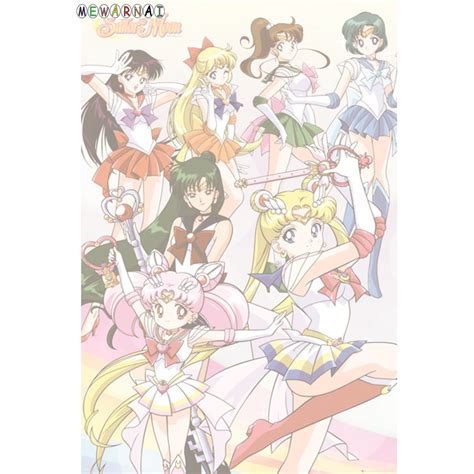 Teks prosedur, langkah menggambar imajinatif sebelum mewarnai gambar adalah. Paket mewarnai / Bisa dipajang (Sailor Moon 3) | Shopee ...