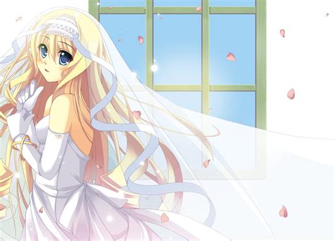 (…) mein hochzeitskleid war ganz weiß mit kleinen rosa blüten (…) in der kirche hat mich mein vater zum altar geführt. Hintergrundbilder : Zeichnung, Illustration, Anime ...