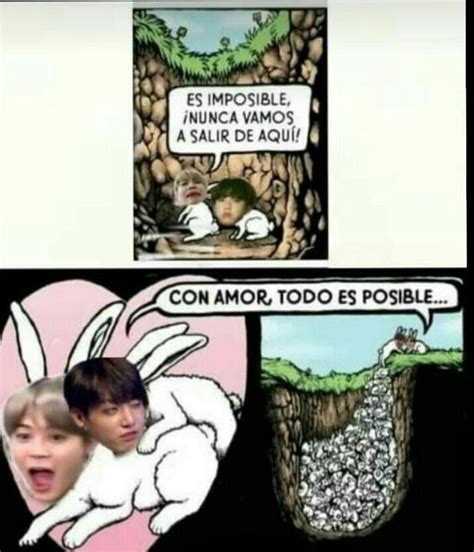 (abraham maslow) un buen viajante no tiene planes. Memes kookmin/Jikook - El poder del amor - Wattpad