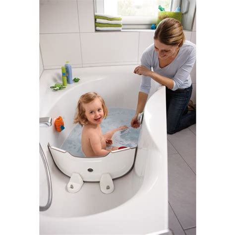 Badewannen für kinder bis zu 6 monate lassen sich ohne weiteres ins waschbecken einsetzen. Badewannen-Abtrennung » JAKO-O | Baby badezimmer ...