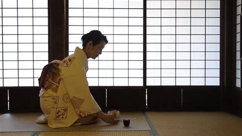 Check spelling or type a new query. Mature Japanese Woman In A Kimono Preparing Green Tea In A ...