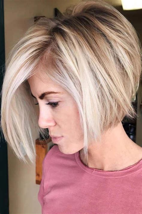 68 Bob Hairstyles for 2019 | Stacked haircuts, Thick hair ...