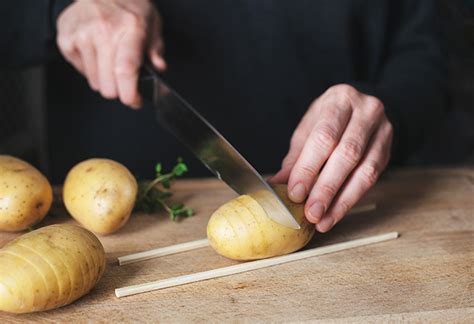 You may also notice a sour or musty smell, which indicates spoilage. How to Bake Hasselback Potatoes | Challenge Dairy