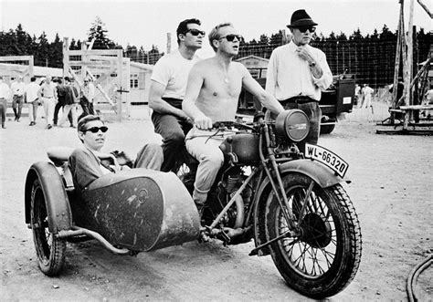 The great escape is a movie that many of us remember watching on television during our teenage years…if you are in your 40s or 50s anyway. Steve McQueen on the set of "The Great Escape" 1963 ...